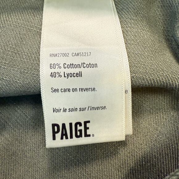 Women's Paige Mayslie Utility Short Vintage Ivy Green Size‎ 32 NEW - Picture 5 of 11